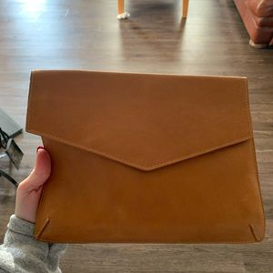 Able Tan Clutch